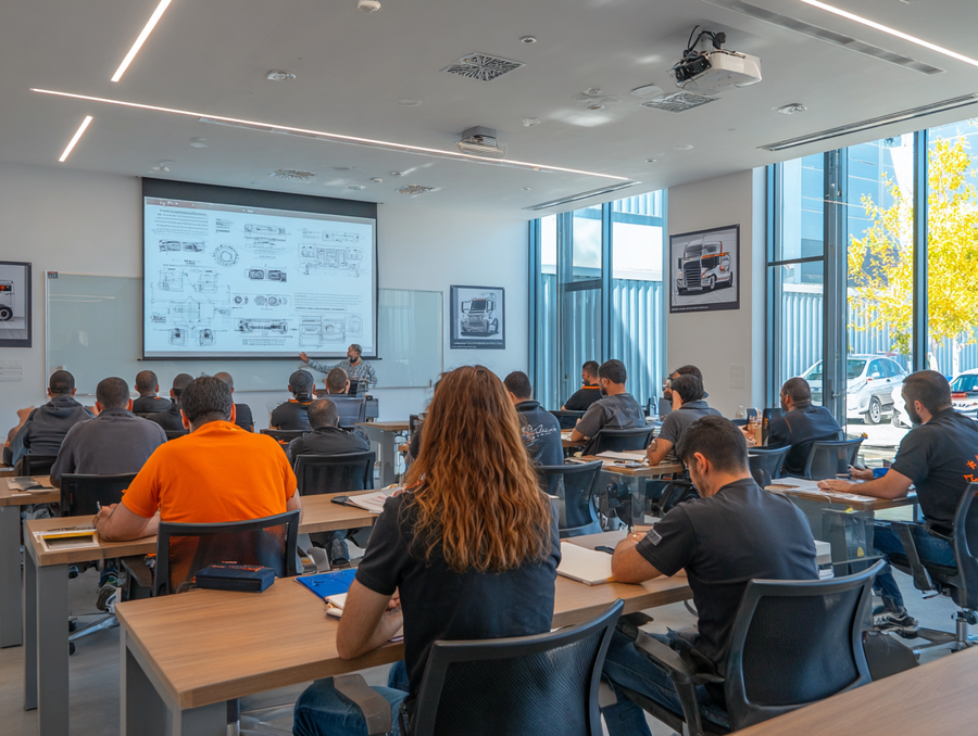Aula de formación en transporte de mercancías peligrosas en Las Palmas
